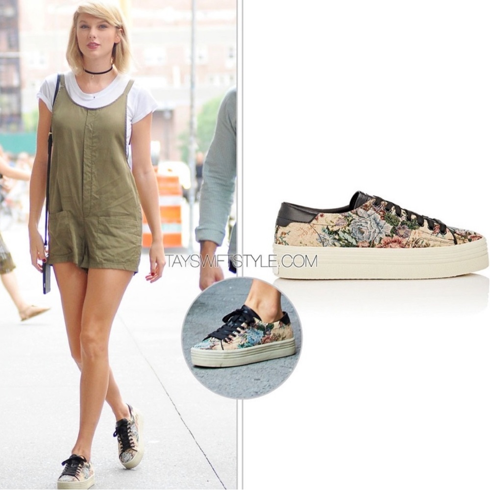 Saint Laurent tapestry flower sneakers - Picture 7 of 7
